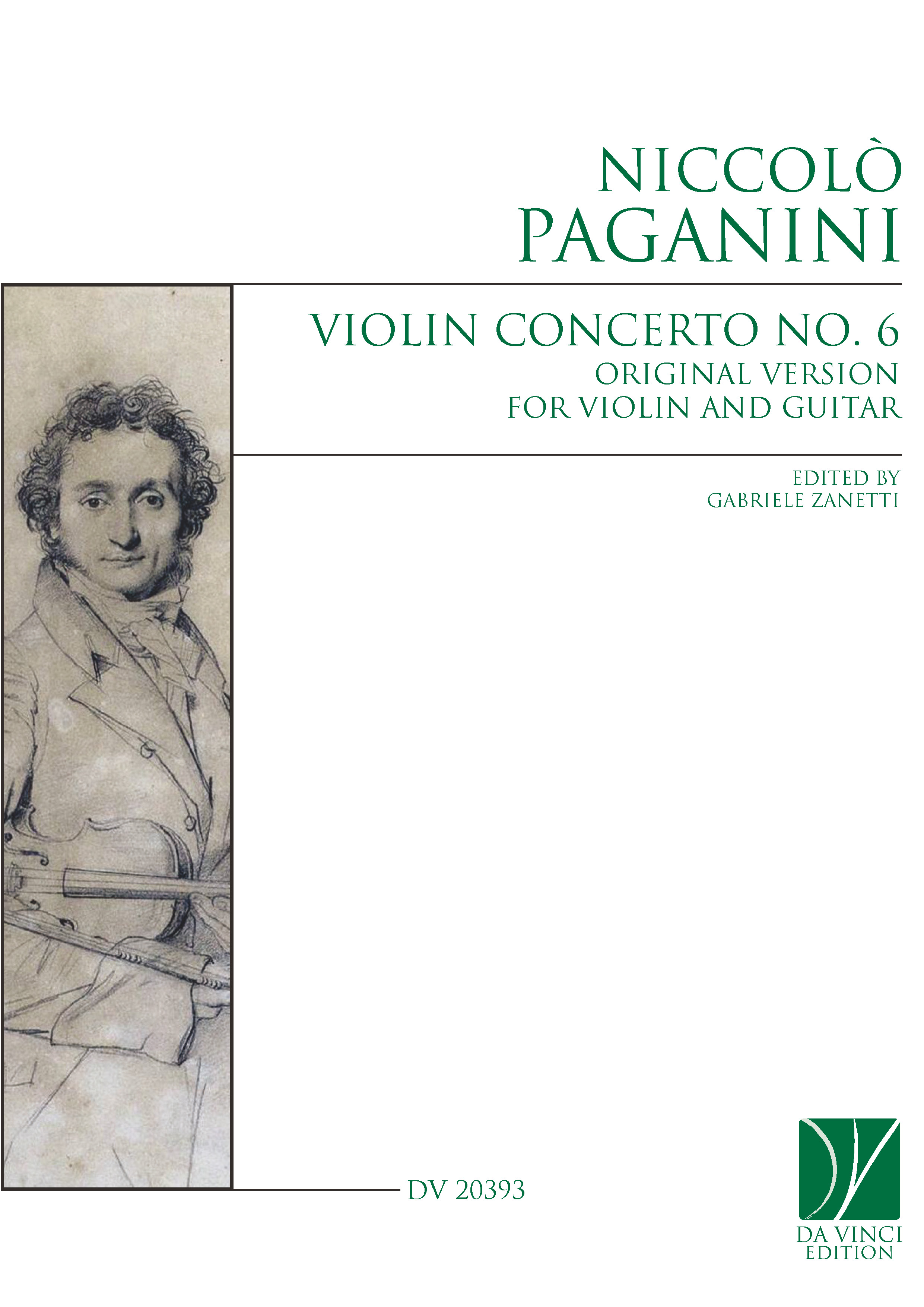 DV 20393 - Cover (Paganini - Violin Concerto 6)