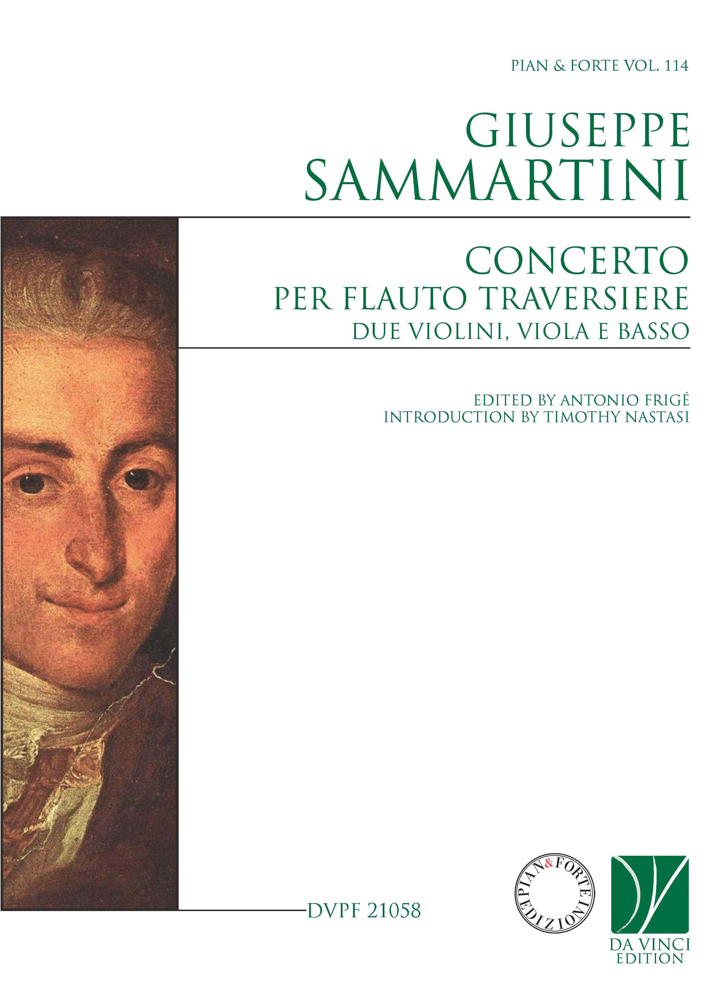 DVPF 21058 - Cover (Sammartini - Concerto per flauto traversiere)