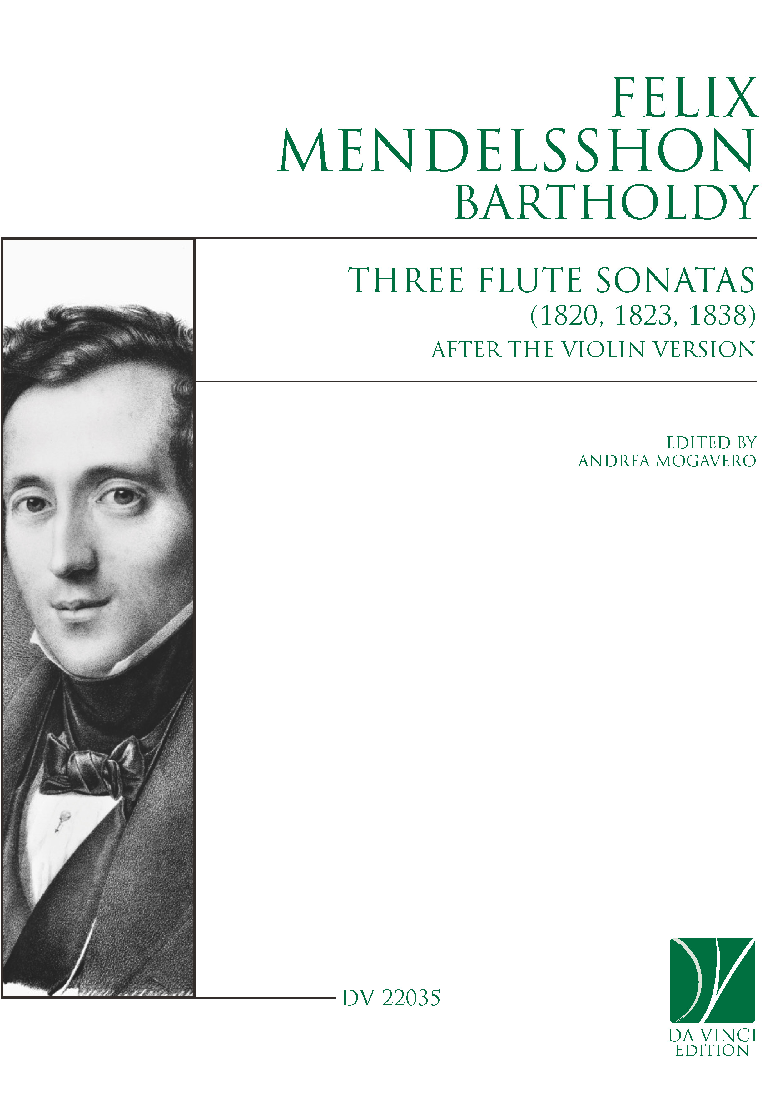 DV 22035 - Cover (Mendelssohn - Flute Sonatas)